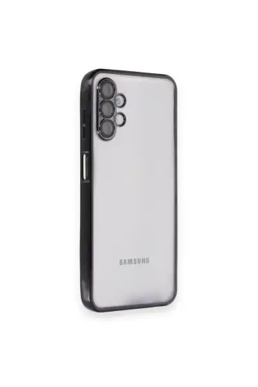  942 Samsung Galaxy A04s Kılıf Razer Lensli Silikon - Ürün Rengi : Gold