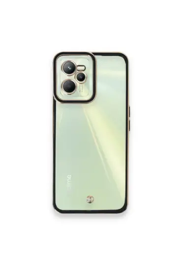  942 Realme C35 Kılıf Liva Lens Silikon - Ürün Rengi : Mavi