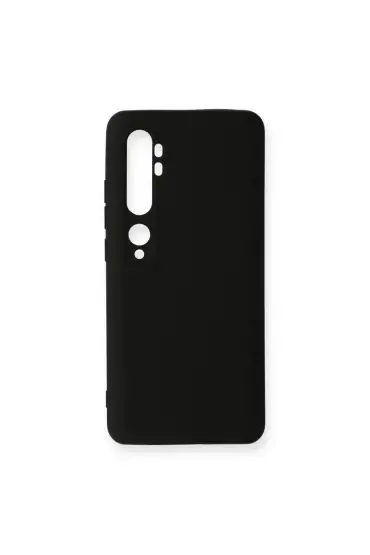  942 Xiaomi Mi Note 10 Pro Kılıf First Silikon - Ürün Rengi : Siyah
