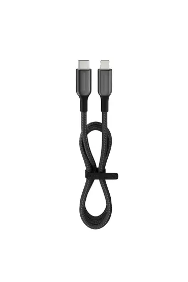 27 Watt 3A Usb-C To Lighning 2M Hızlı Şarj Kablosu Siyah FC42