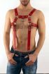  41 Erkek Deri Harness, Erkek Body Harness, Gay İç Giyim - Ürün Rengi:Siyah