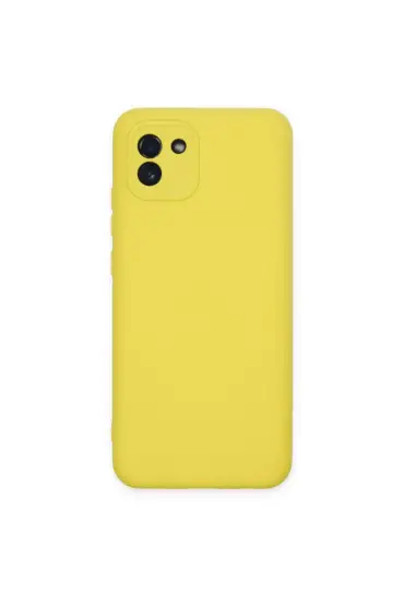  942 Samsung Galaxy A03 Kılıf Nano İçi Kadife  Silikon - Ürün Rengi : Lacivert