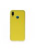  942 Huawei P20 Lite Kılıf Nano İçi Kadife  Silikon - Ürün Rengi : Pudra