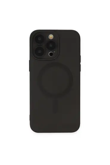  942 İphone 13 Pro Kılıf Moshi Lens Magneticsafe Silikon - Ürün Rengi : Siyah