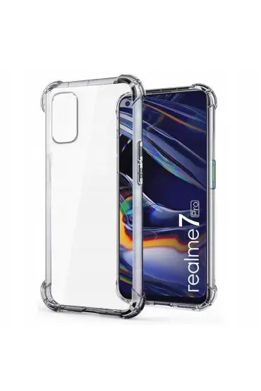  942 Realme 7 Pro Kılıf Olex Tpu Silikon - Ürün Rengi : Şeffaf