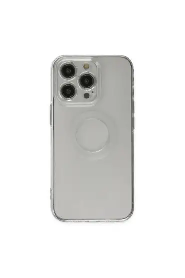  942 İphone 14 Pro Kılıf Santa Lens Silikon - Ürün Rengi : Şeffaf