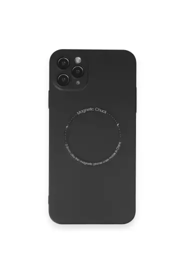  942 İphone 11 Pro Max Kılıf Jack Magneticsafe Lens Silikon - Ürün Rengi : Lacivert