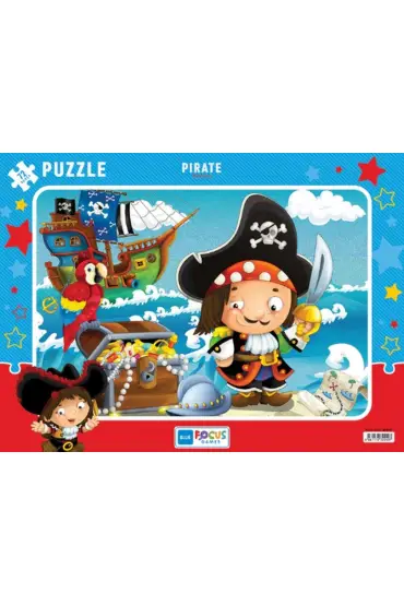 Blue Focus Pirate (Korsan) - Puzzle 72 Parça