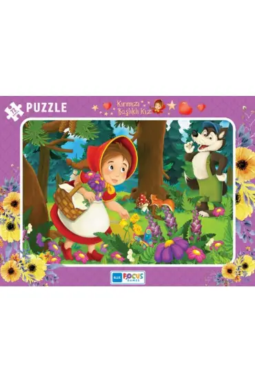 Blue Focus Kırmızı Başlıklı Kız - Puzzle 72 Parça