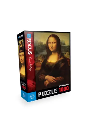 Blue Focus Puzzle Mona Lisa 1000 Parça