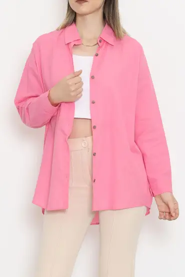  275 Oversize Gömlek Pembe