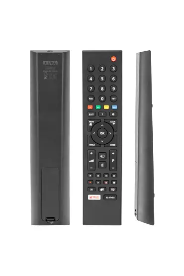  192 ARÇELİK-BEKO NETFLIX-MY MEDIA TUŞLU LCD LED TV GENİŞ KALIP KUMANDA (4172)