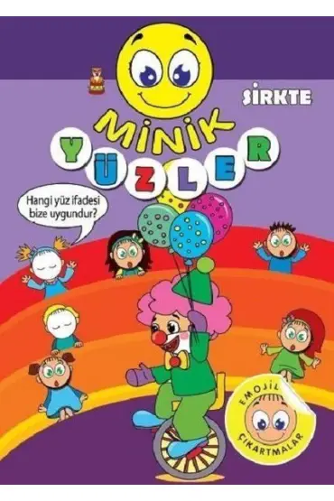 Minik Yüzler - Sirkte - Emojilerle Çıkartmalar