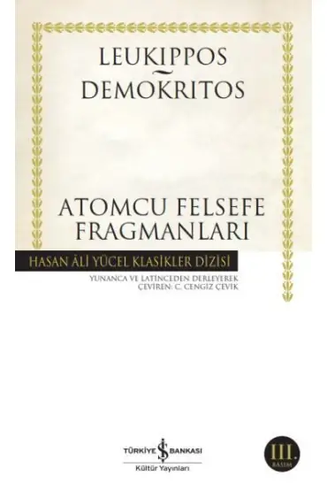 Atomcu Felsefe Fragmanları - Hasan Ali Yücel Klasikleri