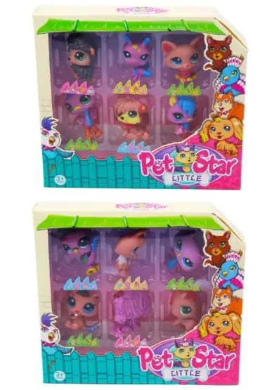  505 Pet Star Miniş 6 lı Figür Set