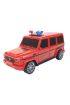  505 Uzaktan Kumandalı Mercedes Polis Jeep 1:20 Ölçek 18 Cm Kırmızı