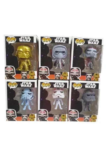  505 Star Wars Pop Figür 6 Asorti