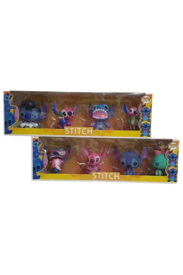  505 Lilo Stich 4 lü Figür Set 2 Asorti