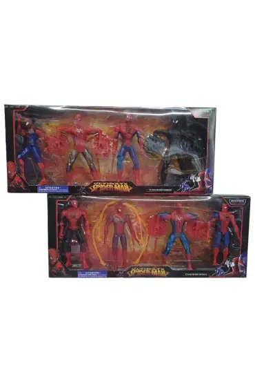  505 Spider-Man 4 lü Set 2 Asorti