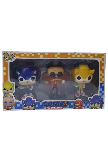  505 Sonic 3 lü POP Figür Set