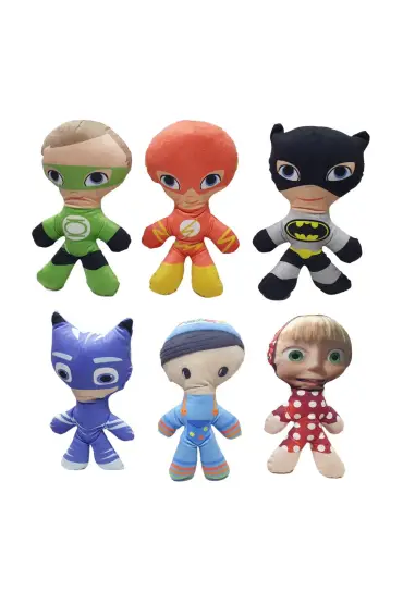  505 Peluş Karakterler ışıklı Pepe Batman Pjmask Masha Ninja Kaplumbağalar