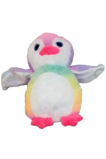  505  - PELUŞ RENKLI PENGUEN 30 CM