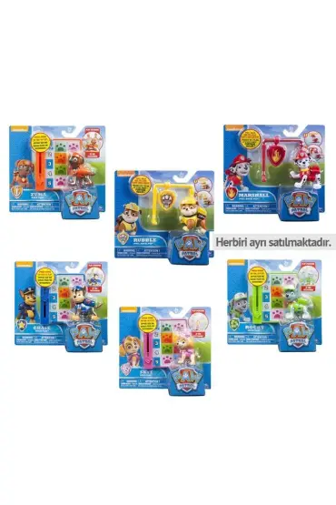  505  - PAW PATROL KAHRAMANLAR TEKLİ FİGÜR 6 AST