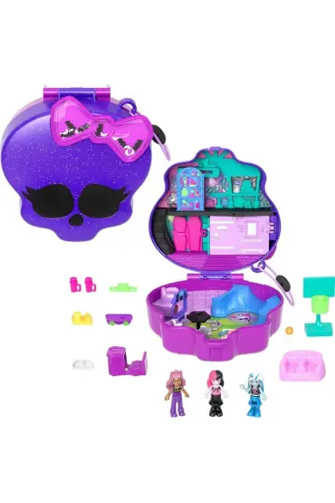  505  - POLLY POCKET MOINSTER HİGH TEMALI OYUN SETİ