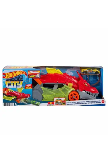  505  - HOT WHEELS FIRLATICI VE TAŞIYICI EJDERHA SETİ