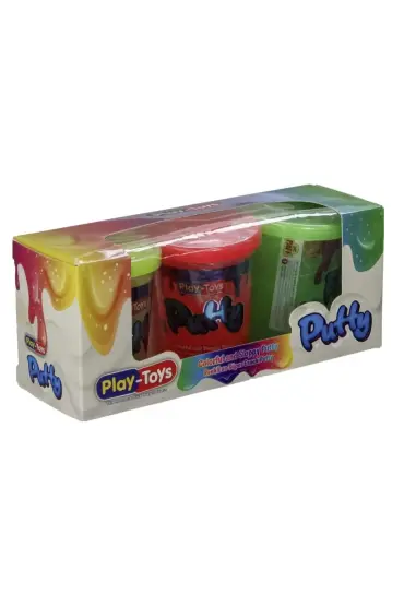  505  - SLIME PLAYTOYS PUTTY 3X125 GR KUTULU