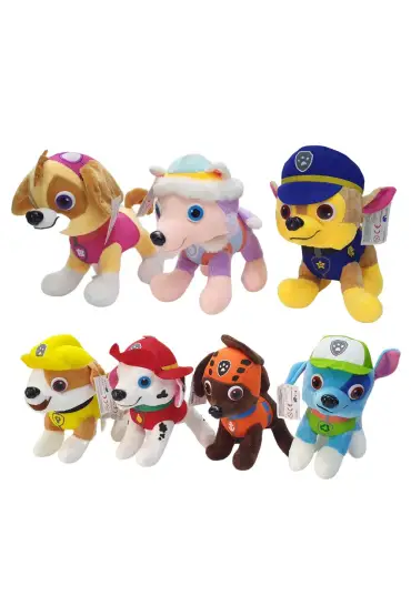  505  - PAW PATROL PELUŞ FİGÜR 7 AST