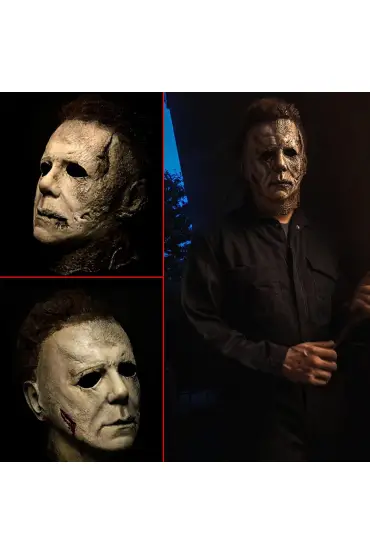 Michael Myers Lateks Maske - Michael Myers Et Maske Kafaya Tam Geçmeli ( )