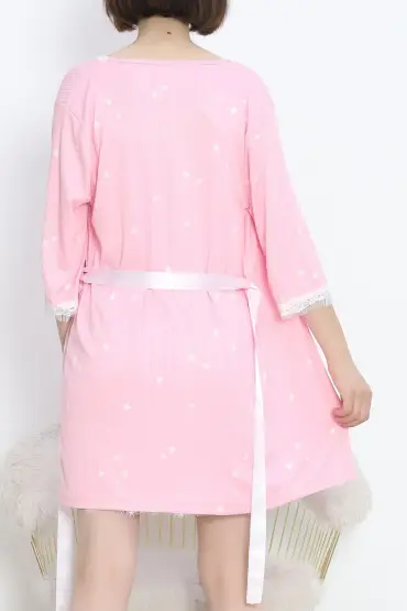 Baskılı Pegasus Pijama Takımı Tozpembe - 747.1287.