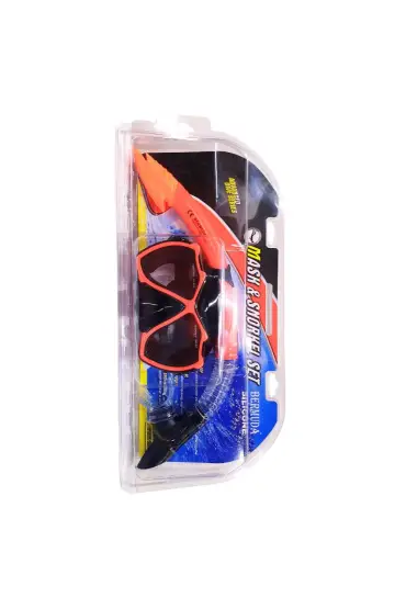  505 Silikon Maske Snorkel Set Tempered