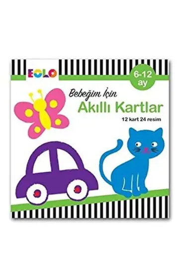 Eğitici Kartlar-Bebeğim için Akıllı Kartlar 6-12 ay  (4022)