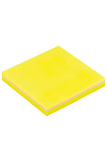 Bigpoint Yapışkanlı Not Kağıdı 75x75mm Neon 4 Renkli 12'li Paket