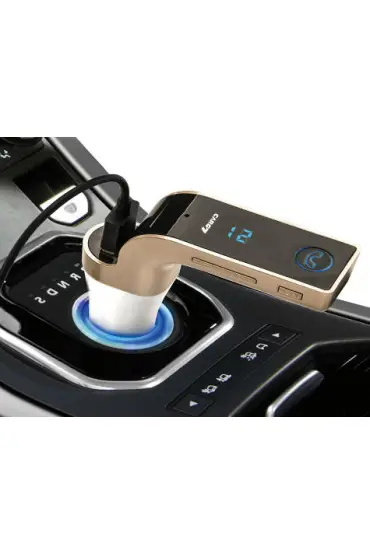  174 Carg7 Bluetooth Araç FM Transmitter Usb Girişli