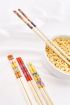  174 Bambu Chopstick Çubuk Yemek Çubuğu Yıkanabilir Tekrar Kullanılabilir (3 Çift- 6 Adet )