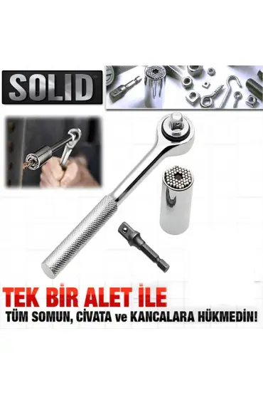  174 Solid Grip Akıllı Anahtar (Herşeye Uyumlu!)