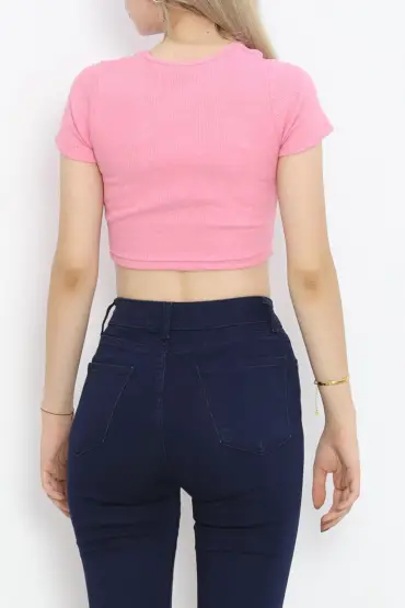 Dekolteli Crop Body Tozpembe - 4121.1567.