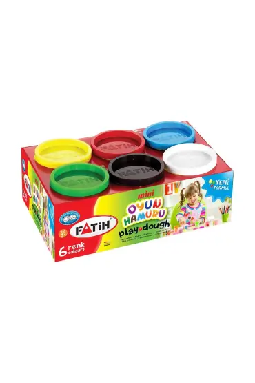 Fatih 6 Renk Oyun Hamuru FA50072OH6R 6 Renk 6 x 130  780 Gram