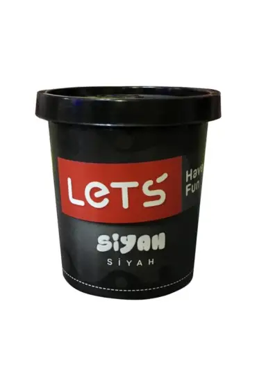 Lets Tek Renk Oyun Hamuru Siyah 150 Gr