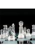 Glass Chess Cam Satranç Takımı (25 cm x 25 cm)