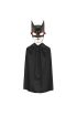 Batman Maskesi Cat Woman ve Batman Pelerini 90 cm Siyah Renk Set