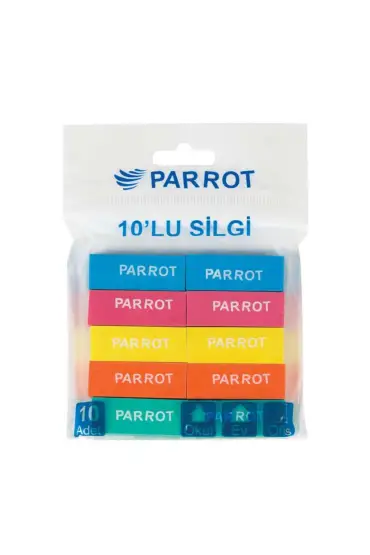 Parrot Silgi 10'lu Blister