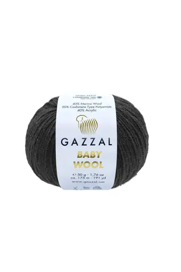 Gazzal Baby Wool El Örgü İpi | Siyah 803