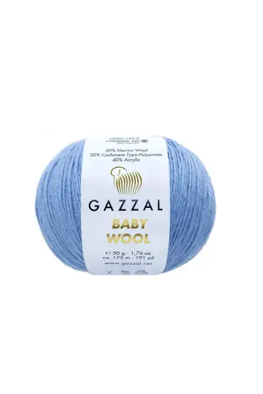 Gazzal Baby Wool El Örgü İpi | Göl Mavi 813