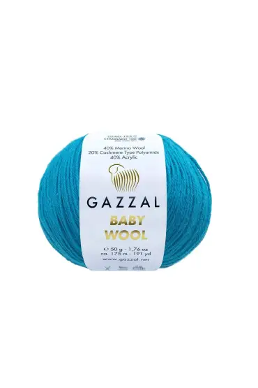 Gazzal Baby Wool El Örgü İpi | Mücevher Mavi 822