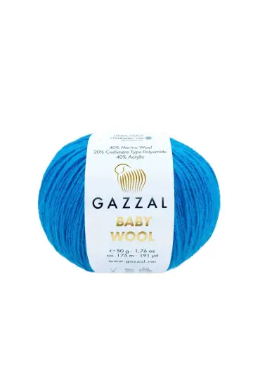 Gazzal Baby Wool El Örgü İpi | Prenses Mavi 830