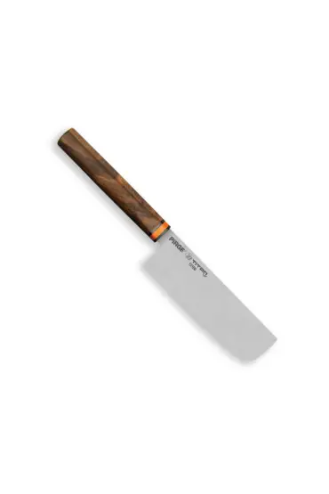 Pirge 12106 Titan East Dilimleme Nakiri Şef Bıçağı 16 cm - Ceviz Sap